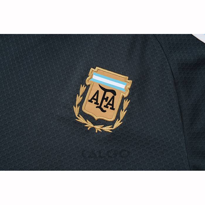 Tuta da Track Argentina Manica Corta 2025-2026 Grigio - Pantaloncini